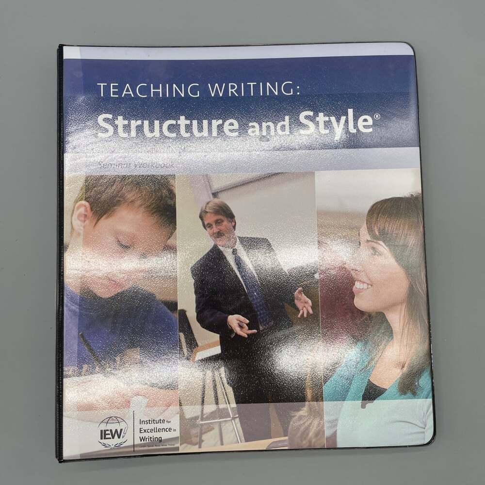 IEW Teaching Writing Structure and Style Seminar Workbook 2nd Ed Andrew Pudewa